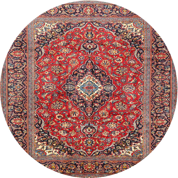 Square Machine Washable Traditional Camel Brown Rug, wshtr1171