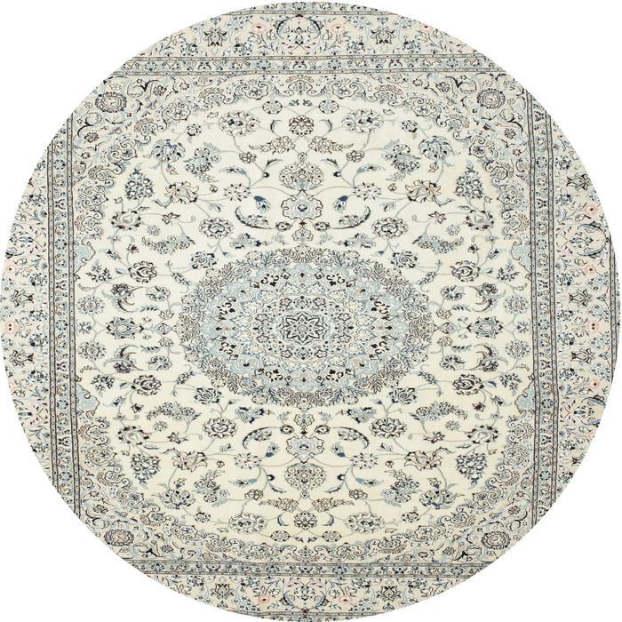 Square Machine Washable Traditional Gunmetal Gray Rug, wshtr120