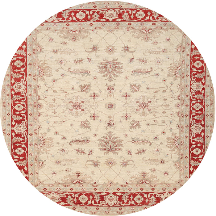 Square Machine Washable Traditional Deep Peach Orange Rug, wshtr1316