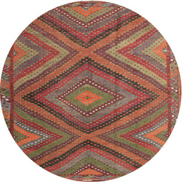 Square Machine Washable Traditional Red Rug, wshtr1323