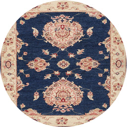 Square Machine Washable Traditional Plum Purple Rug, wshtr1355