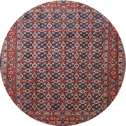 Square Machine Washable Traditional Camel Brown Rug, wshtr1375