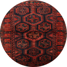 Square Machine Washable Traditional Bakers Brown Rug, wshtr1401