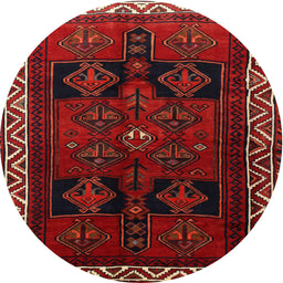 Square Machine Washable Traditional Sepia Brown Rug, wshtr1407