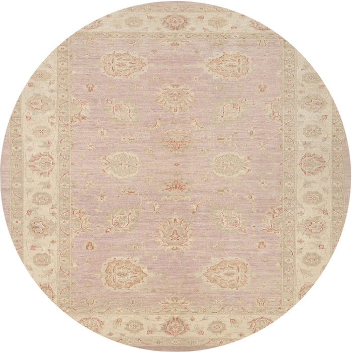 Round Traditional Brown Persian Rug, tr1451