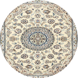 Square Machine Washable Traditional Khaki Green Rug, wshtr1455