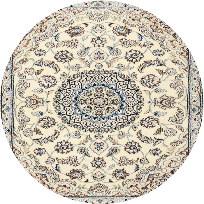 Square Machine Washable Traditional Khaki Green Rug, wshtr1455