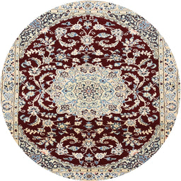 Square Machine Washable Traditional Sepia Brown Rug, wshtr1467