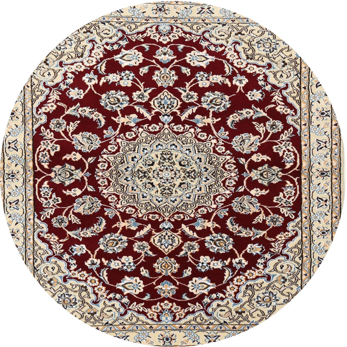 Square Machine Washable Traditional Desert Sand Beige Rug, wshtr1468