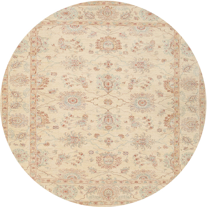 Square Machine Washable Traditional Khaki Gold Rug, wshtr1506