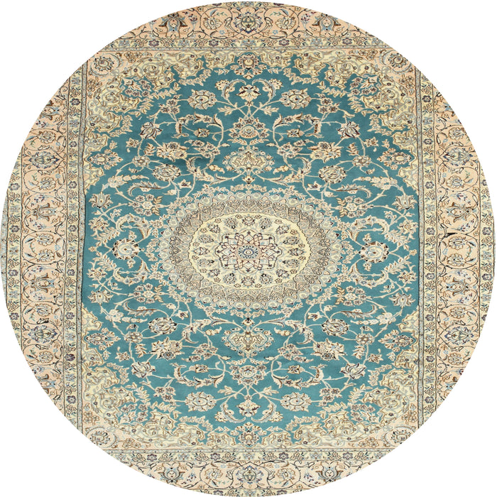 Square Machine Washable Traditional Brown Rug, wshtr151