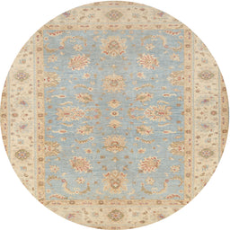 Square Machine Washable Traditional Light French Beige Brown Rug, wshtr1560