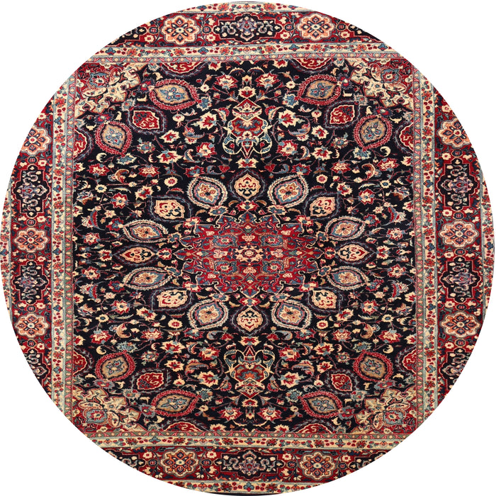 Square Machine Washable Traditional Camel Brown Rug, wshtr1644