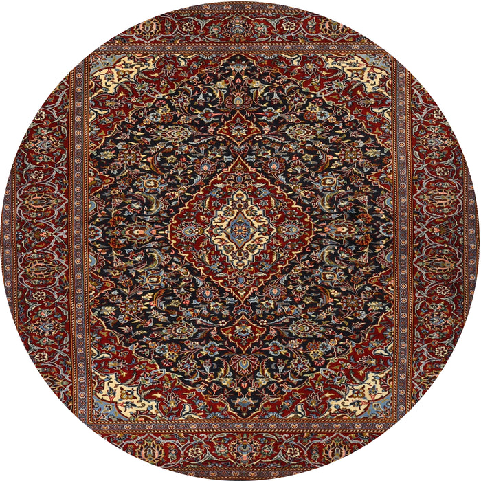 Square Machine Washable Traditional Red Rug, wshtr1675
