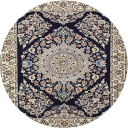 Square Machine Washable Traditional Tan Brown Rug, wshtr1702