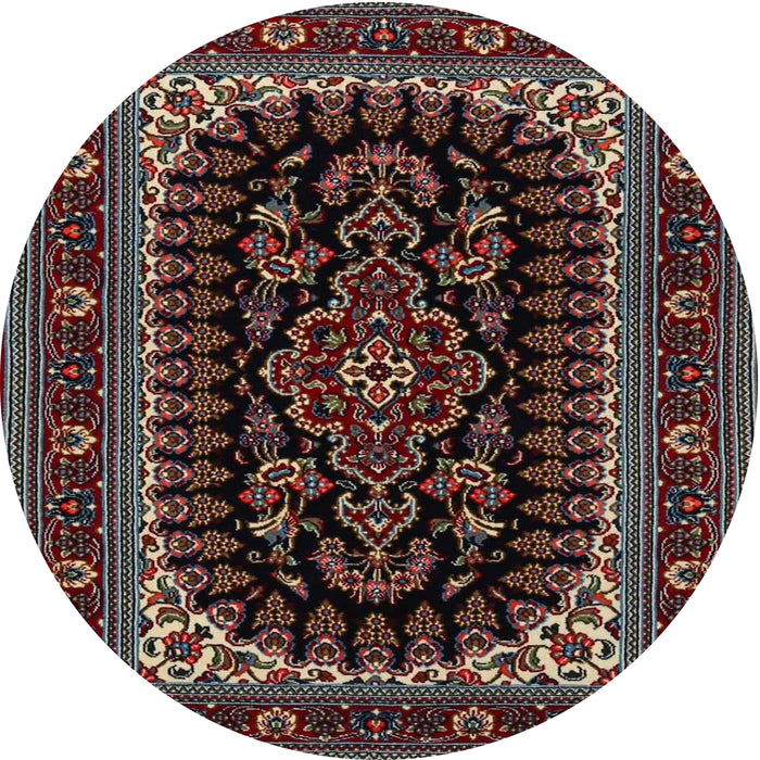 Square Machine Washable Traditional Army Brown Rug, wshtr1728