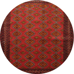 Square Machine Washable Traditional Fire Brick Red Rug, wshtr1762