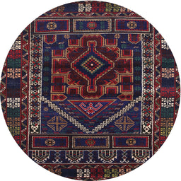 Square Machine Washable Traditional Dark Scarlet Red Rug, wshtr1769