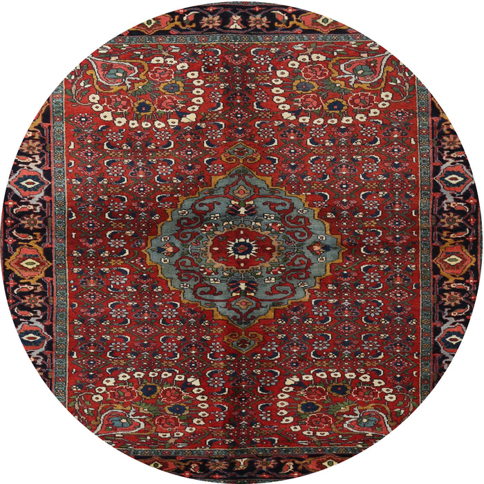 Square Machine Washable Traditional Brown Rug, wshtr1830