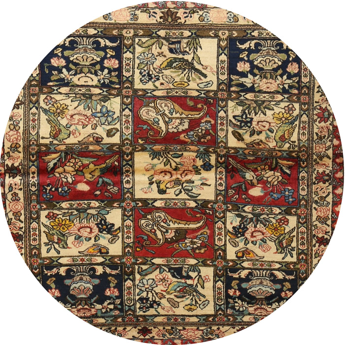 Square Machine Washable Traditional Peru Brown Rug, wshtr1832