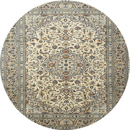 Square Machine Washable Traditional Brown Rug, wshtr1877