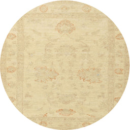 Square Machine Washable Traditional Brown Gold Rug, wshtr1952