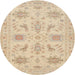 Square Machine Washable Traditional Brown Rug, wshtr1975