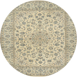 Square Machine Washable Traditional Brown Rug, wshtr1988