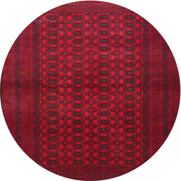 Square Machine Washable Traditional Red Rug, wshtr1993