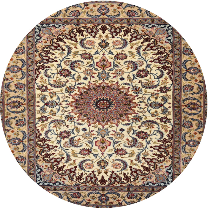 Square Machine Washable Traditional Sepia Brown Rug, wshtr2041