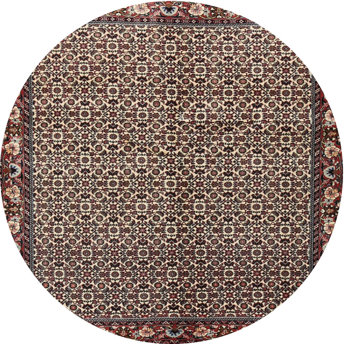 Square Machine Washable Traditional Night Red Rug, wshtr2245
