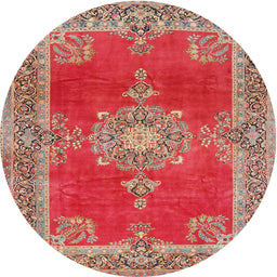 Square Machine Washable Traditional Light Copper Gold Rug, wshtr2282