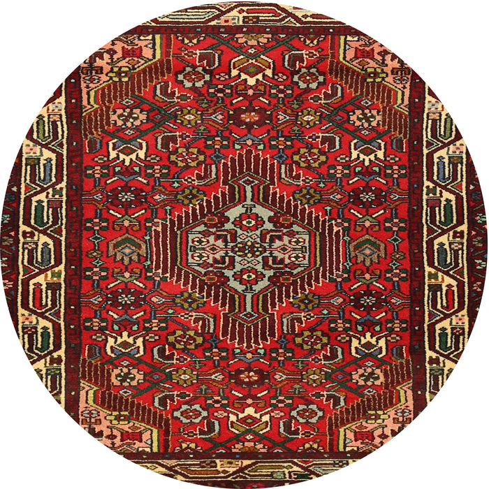 Square Machine Washable Traditional Brown Rug, wshtr2325
