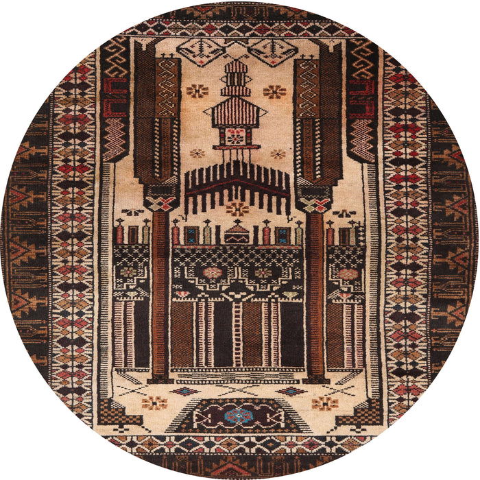 Square Machine Washable Traditional Night Red Rug, wshtr2357