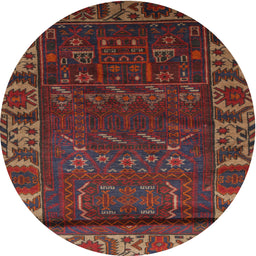 Square Machine Washable Traditional Chestnut Brown Rug, wshtr2382