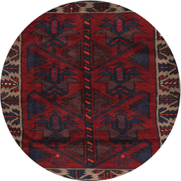 Square Machine Washable Traditional Red Wine or Wine Red Rug, wshtr2388