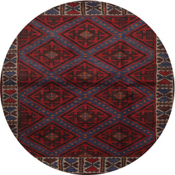 Square Machine Washable Traditional Saffron Red Rug, wshtr2389