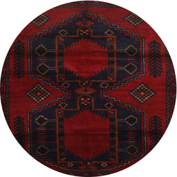 Square Machine Washable Traditional Midnight Gray Rug, wshtr2412