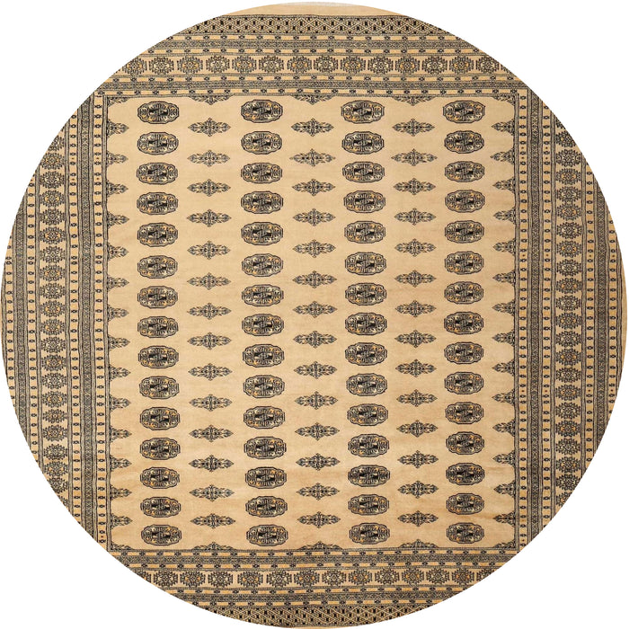 Square Machine Washable Traditional Red Brown Rug, wshtr2470