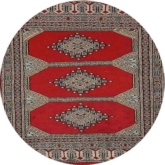 Square Machine Washable Traditional Brown Rug, wshtr2474