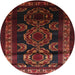 Square Machine Washable Traditional Red Wine or Wine Red Rug, wshtr2508