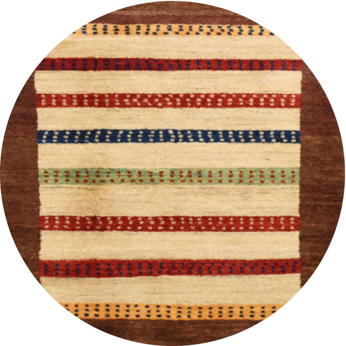 Round Traditional Red Persian Rug, tr255