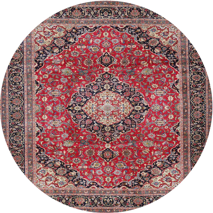 Square Machine Washable Traditional Camel Brown Rug, wshtr2614