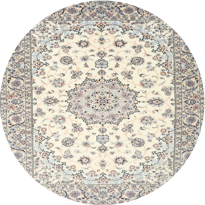 Square Machine Washable Traditional Gold Rug, wshtr2645