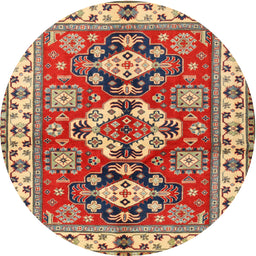 Square Machine Washable Traditional Fire Brick Red Rug, wshtr2686