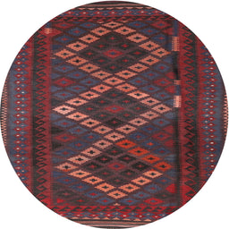 Square Machine Washable Traditional Saffron Red Rug, wshtr2722