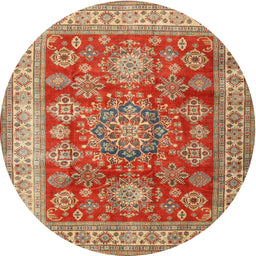Square Machine Washable Traditional Red Rug, wshtr2724