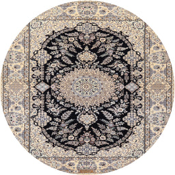 Square Machine Washable Traditional Desert Sand Beige Rug, wshtr2742