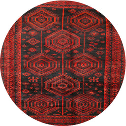 Square Machine Washable Traditional Bakers Brown Rug, wshtr2826