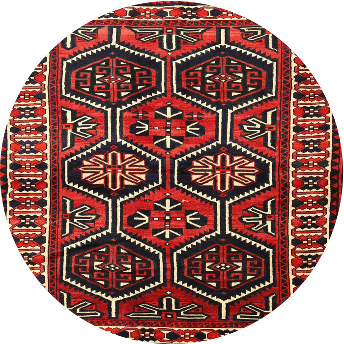 Square Machine Washable Traditional Brown Rug, wshtr2832